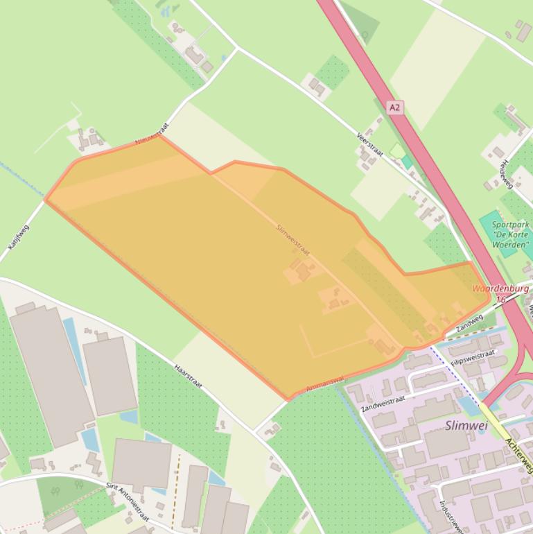 Kaart van postcodegebied 4181AH.