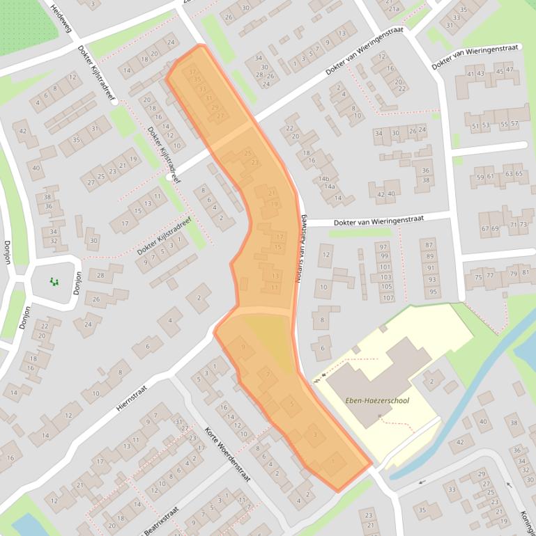 Kaart van postcodegebied 4181BB.