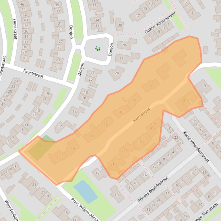 Kaart van postcodegebied 4181BD.