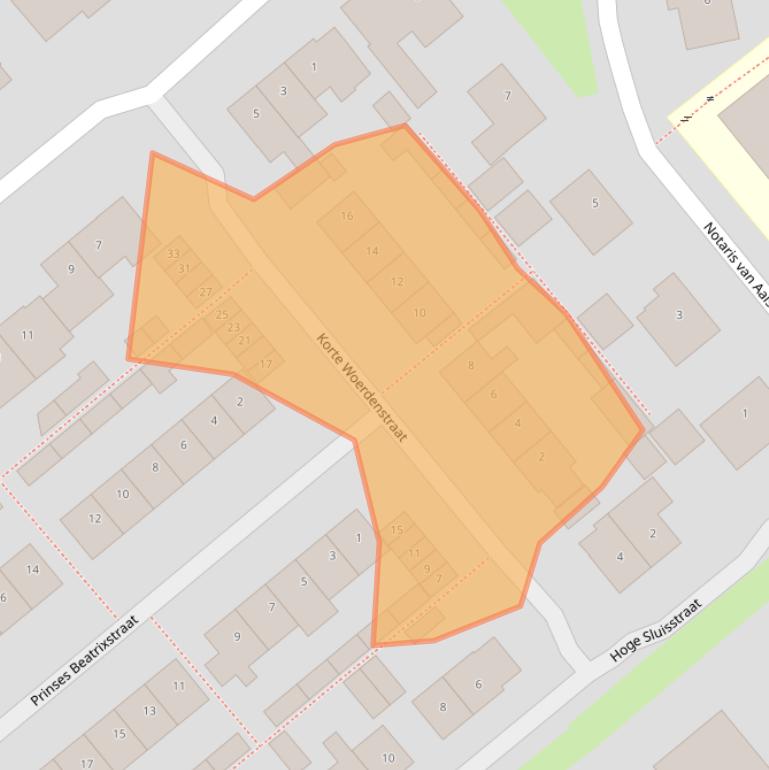 Kaart van postcodegebied 4181BG.