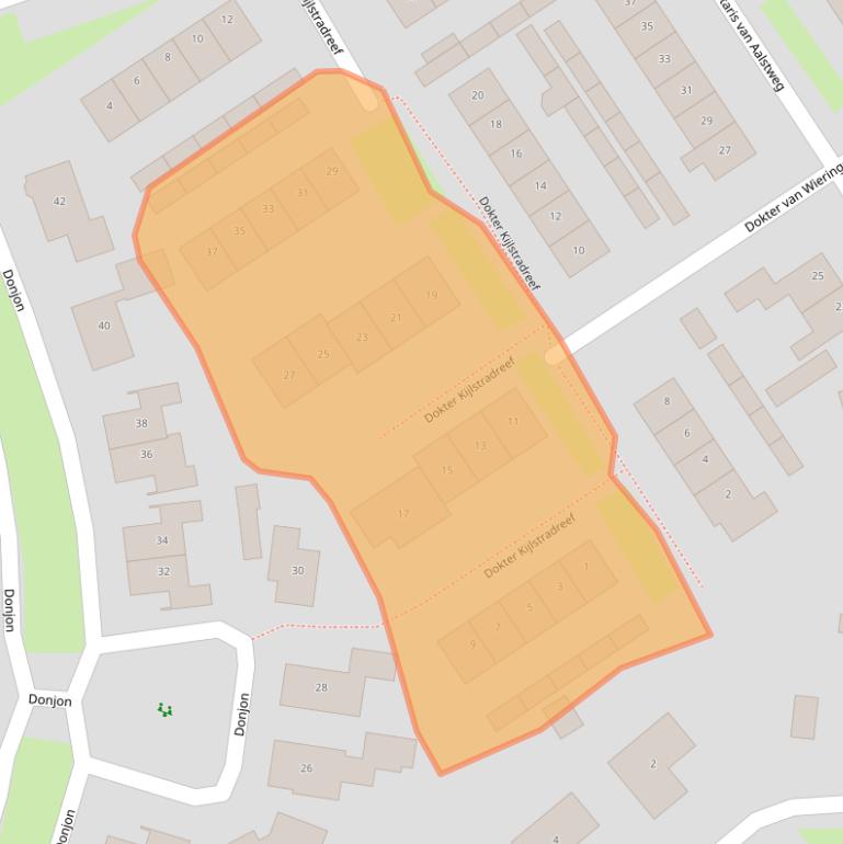 Kaart van postcodegebied 4181BR.