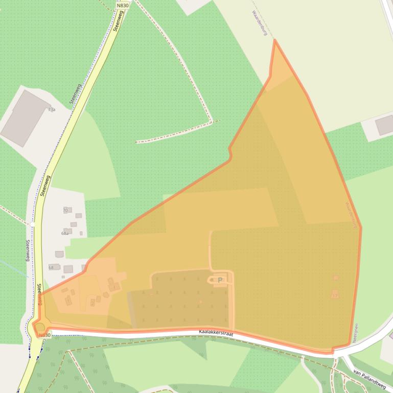 Kaart van postcodegebied 4181BZ.