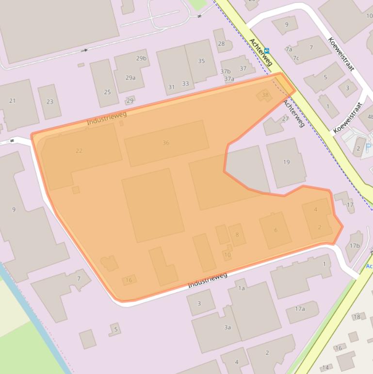 Kaart van postcodegebied 4181CB.