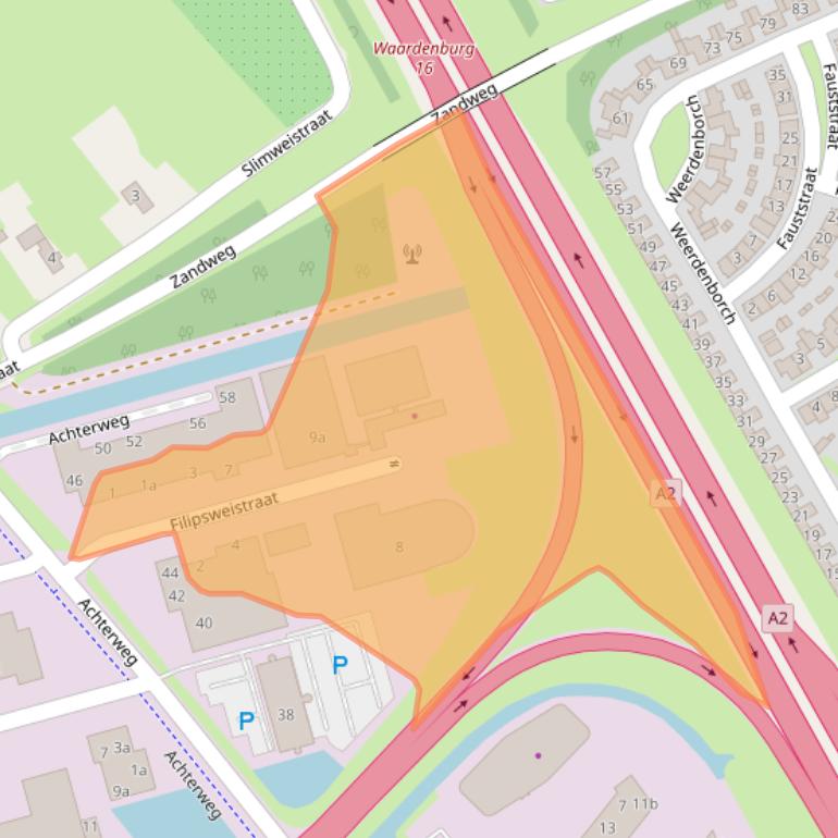 Kaart van postcodegebied 4181CH.