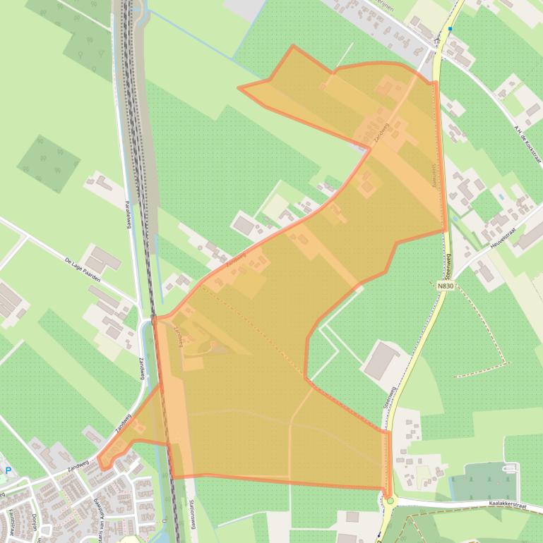 Kaart van postcodegebied 4181PM.