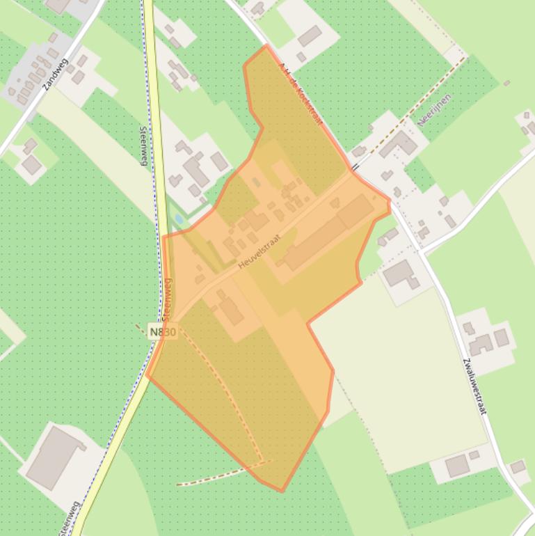 Kaart van postcodegebied 4181PT.