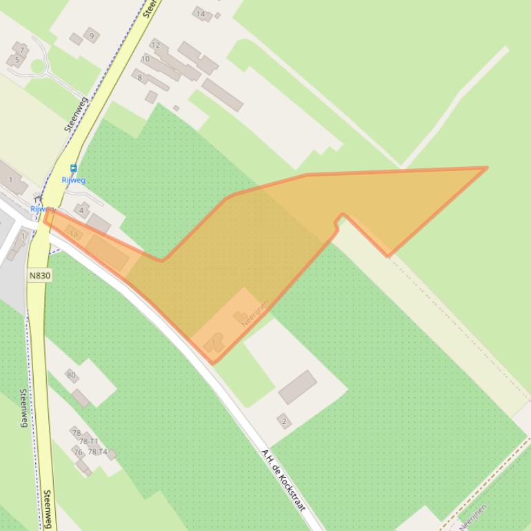 Kaart van postcodegebied 4182PS.