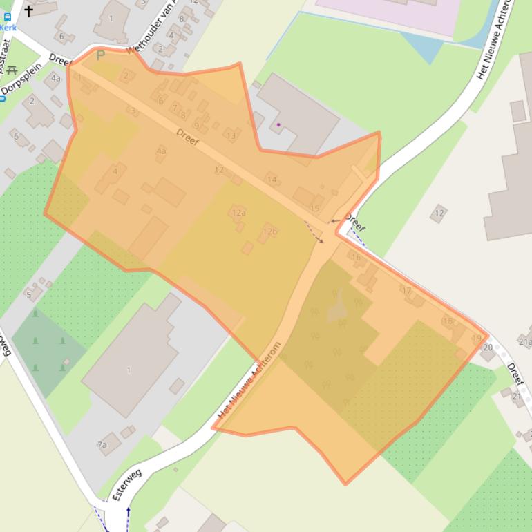 Kaart van postcodegebied 4185NG.