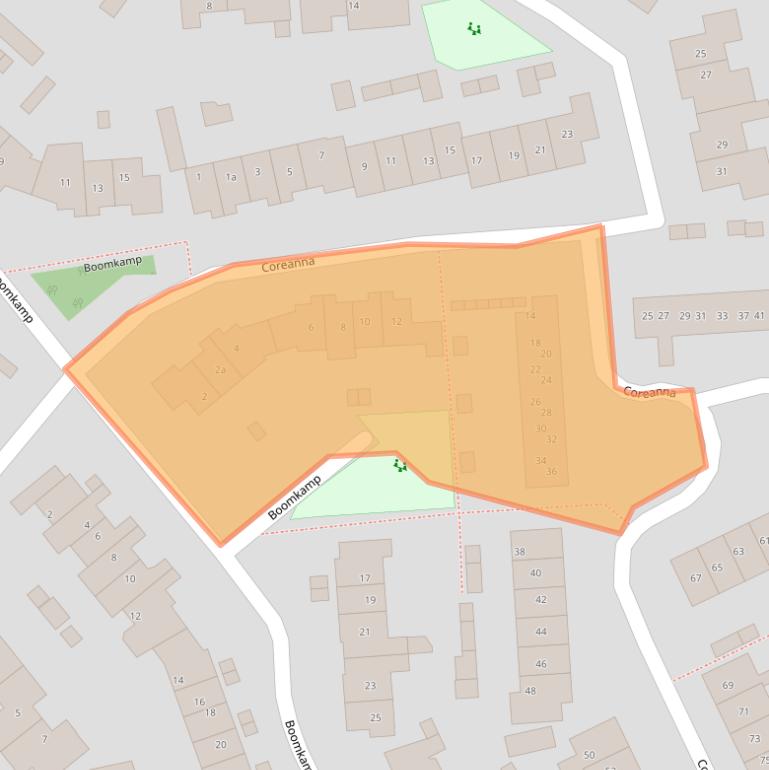 Kaart van postcodegebied 4191DD.