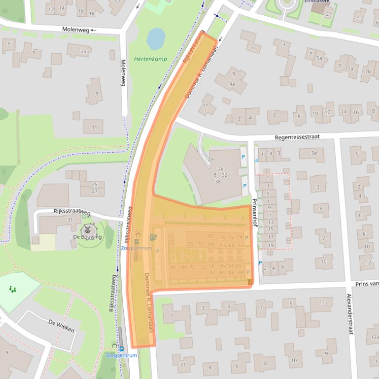 Kaart van postcodegebied 4191ER.