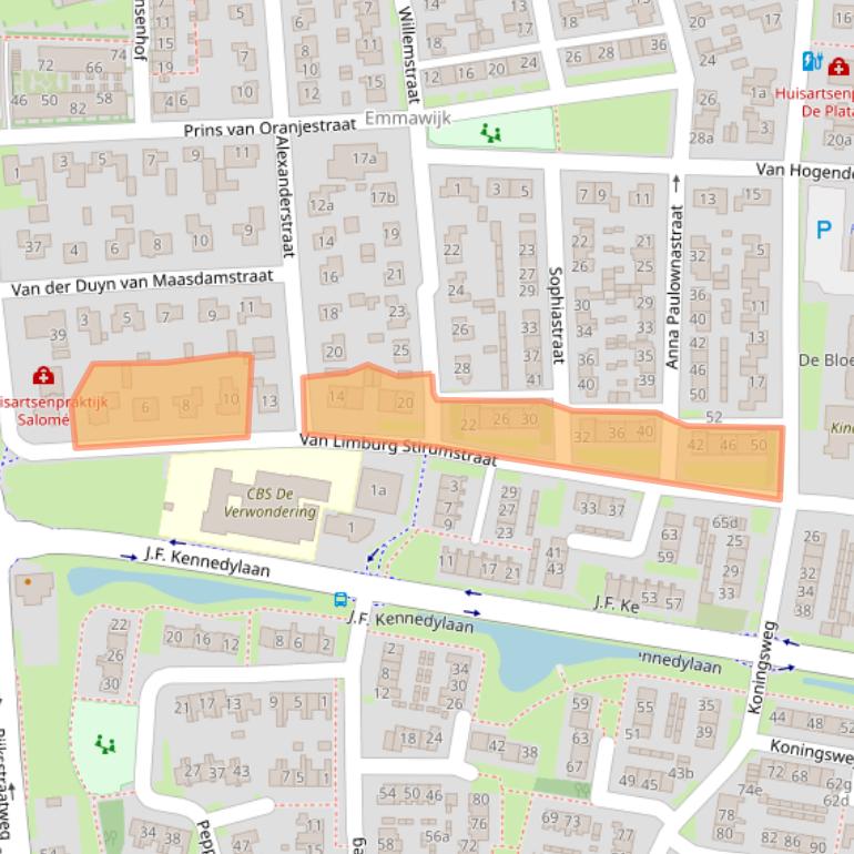 Kaart van postcodegebied 4191GP.