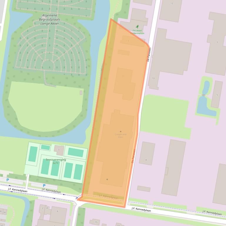 Kaart van postcodegebied 4191GV.