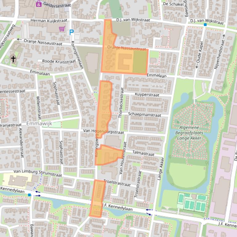 Kaart van postcodegebied 4191HC.