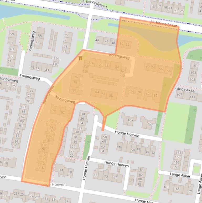 Kaart van postcodegebied 4191HD.