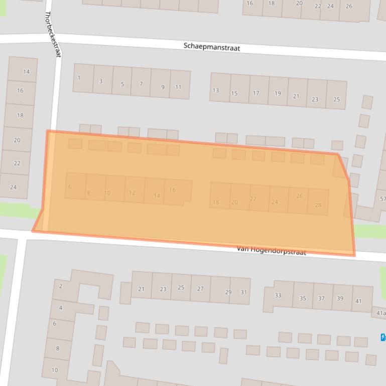 Kaart van postcodegebied 4191HG.