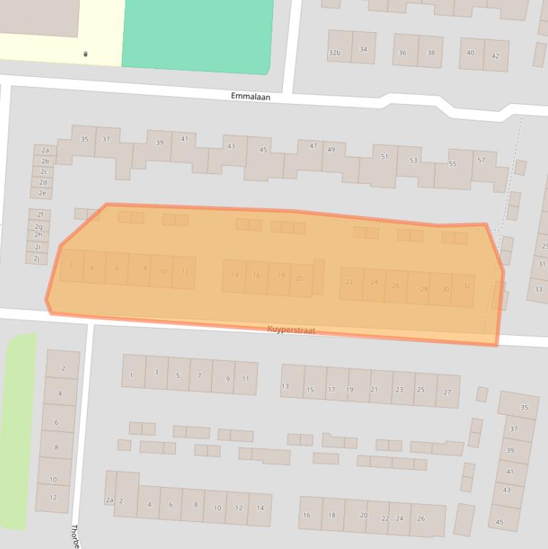 Kaart van postcodegebied 4191HK.