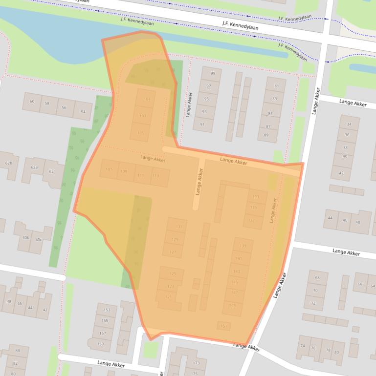 Kaart van postcodegebied 4191JC.