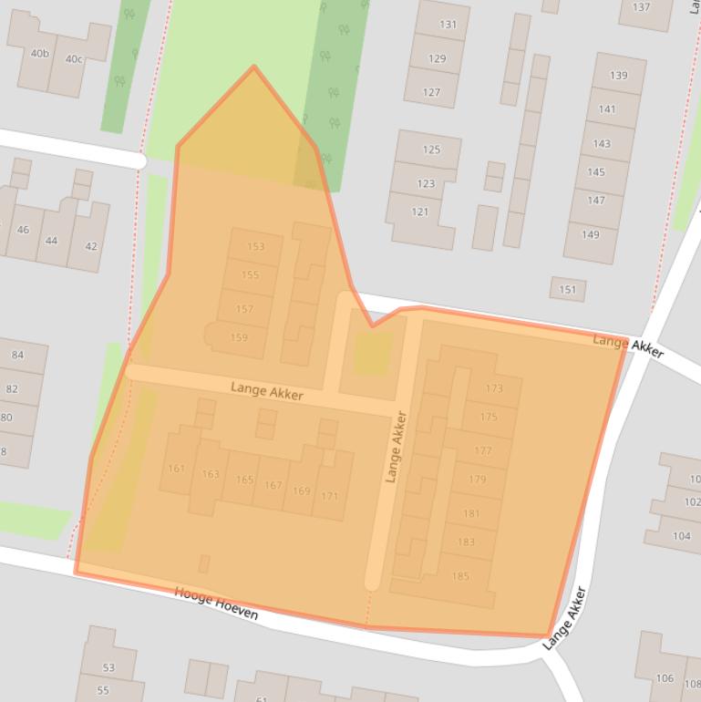 Kaart van postcodegebied 4191JD.