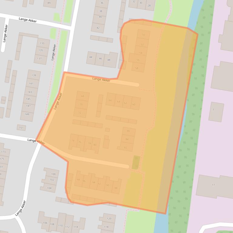 Kaart van postcodegebied 4191JG.