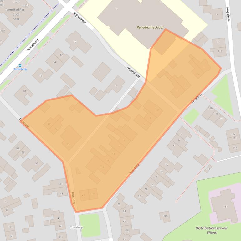 Kaart van postcodegebied 4191KD.