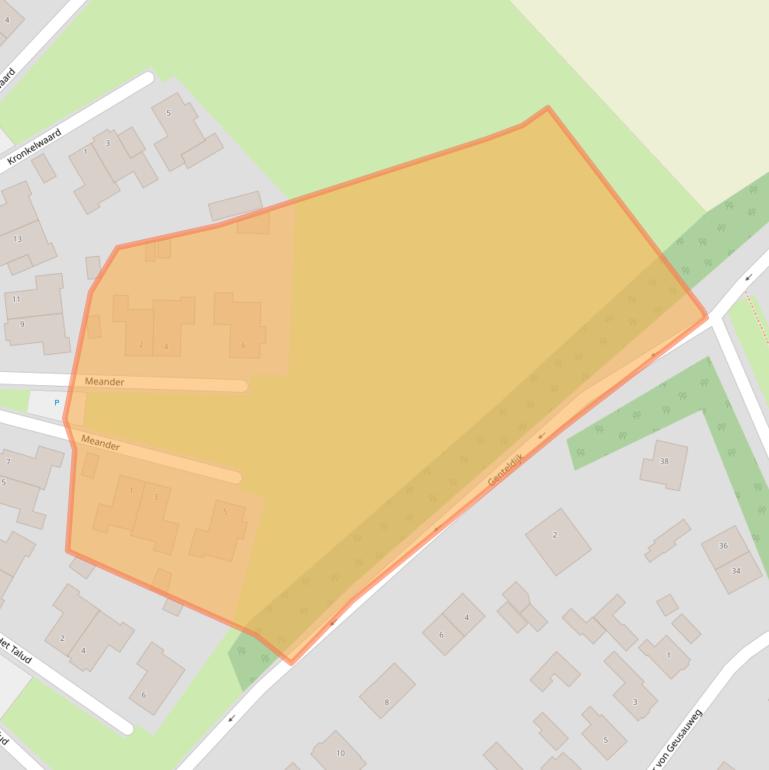 Kaart van postcodegebied 4191LK.