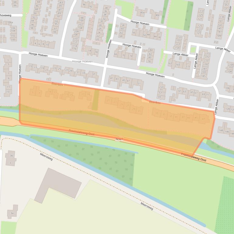 Kaart van postcodegebied 4191MR.