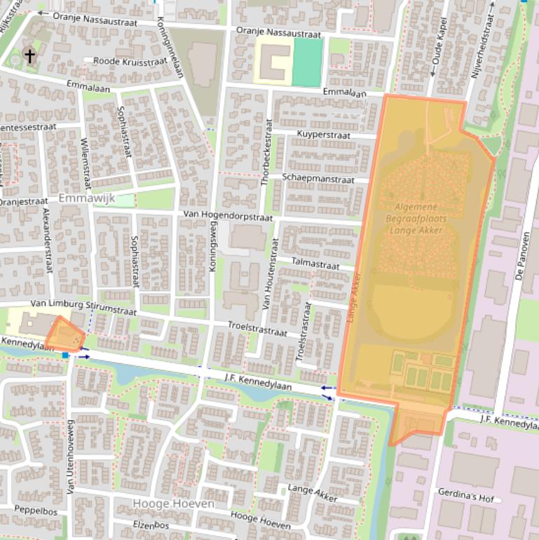 Kaart van postcodegebied 4191MZ.