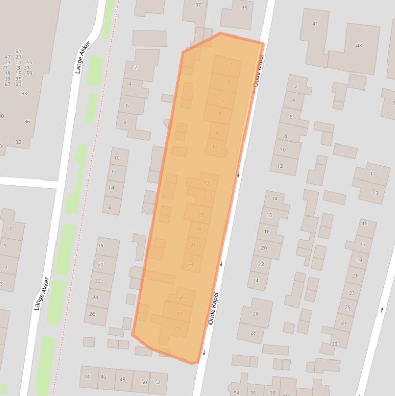 Kaart van postcodegebied 4191XM.