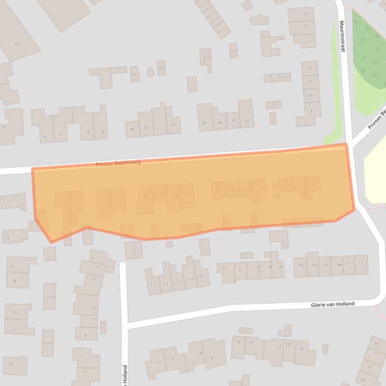 Kaart van postcodegebied 4191ZA.