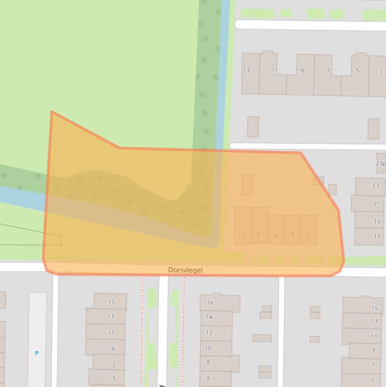 Kaart van postcodegebied 4194AE.