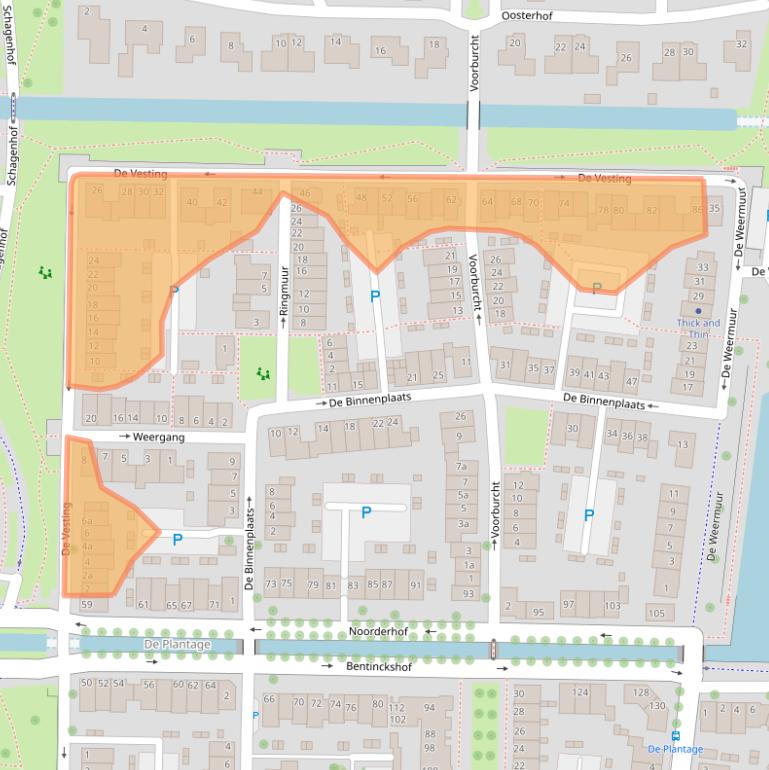Kaart van postcodegebied 4194AR.