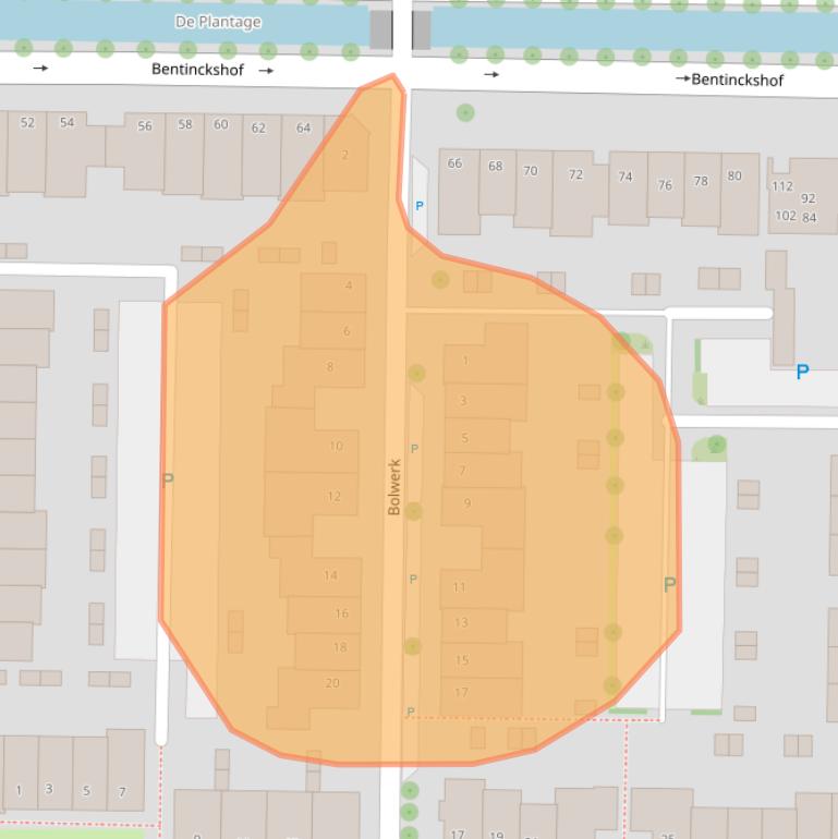 Kaart van postcodegebied 4194CN.