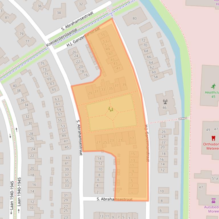 Kaart van postcodegebied 4194RA.