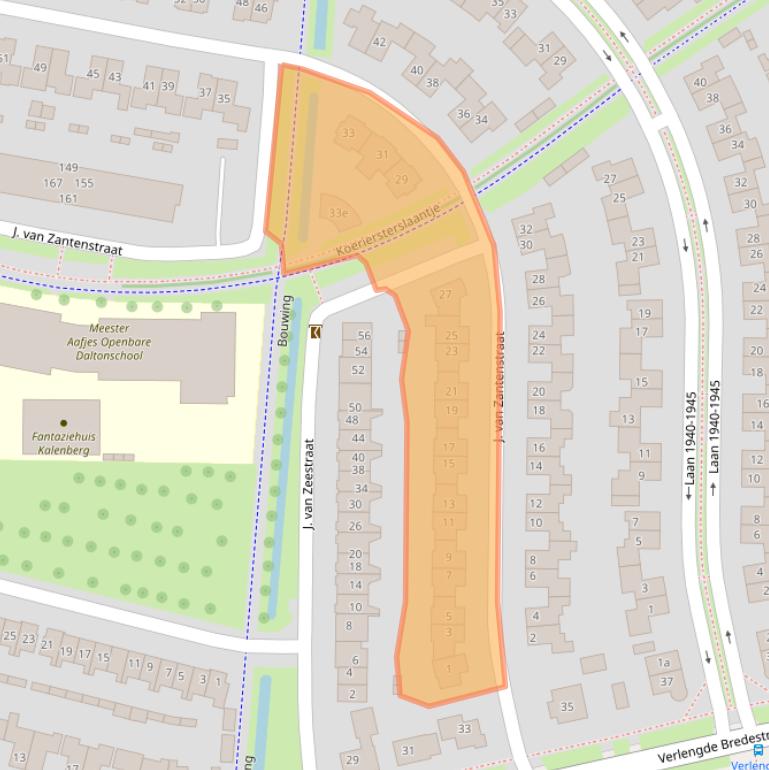 Kaart van postcodegebied 4194RJ.