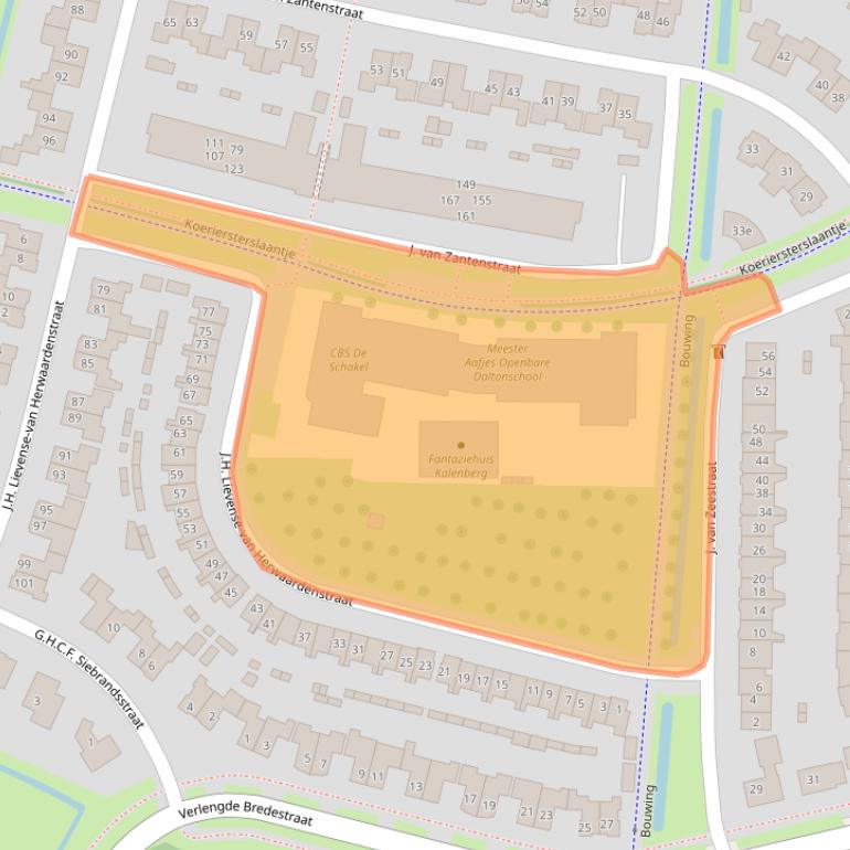 Kaart van postcodegebied 4194RR.