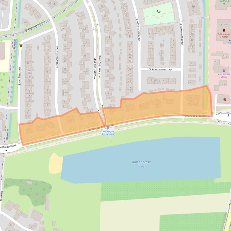 Kaart van postcodegebied 4194RV.