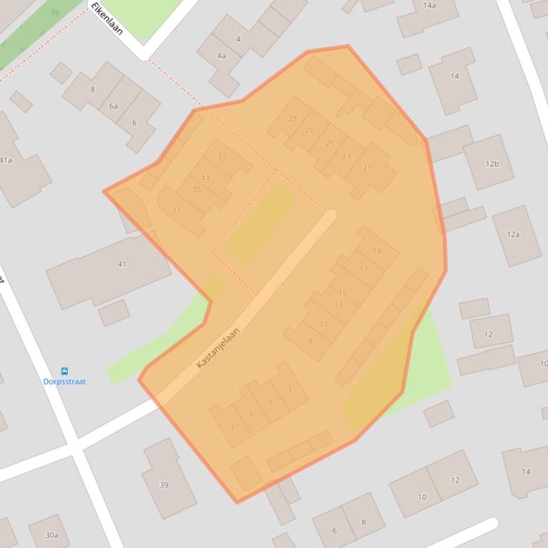Kaart van postcodegebied 4194SN.
