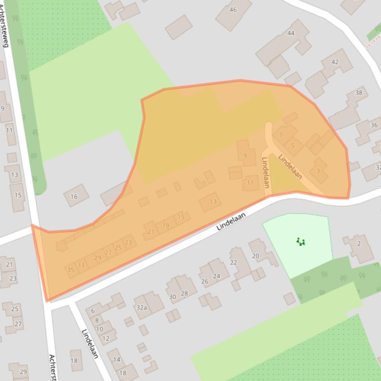 Kaart van postcodegebied 4194TA.