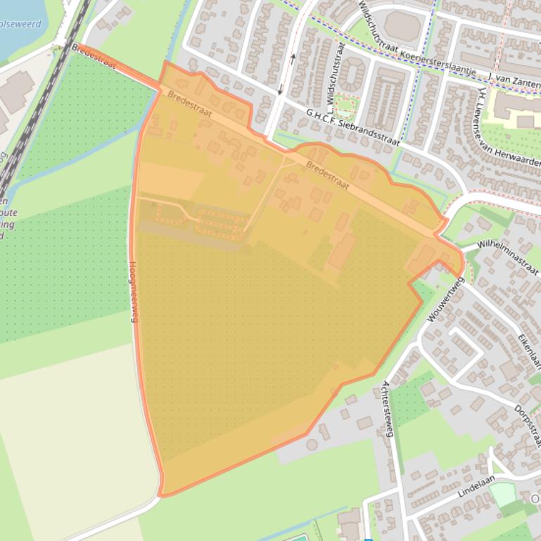 Kaart van postcodegebied 4194TR.