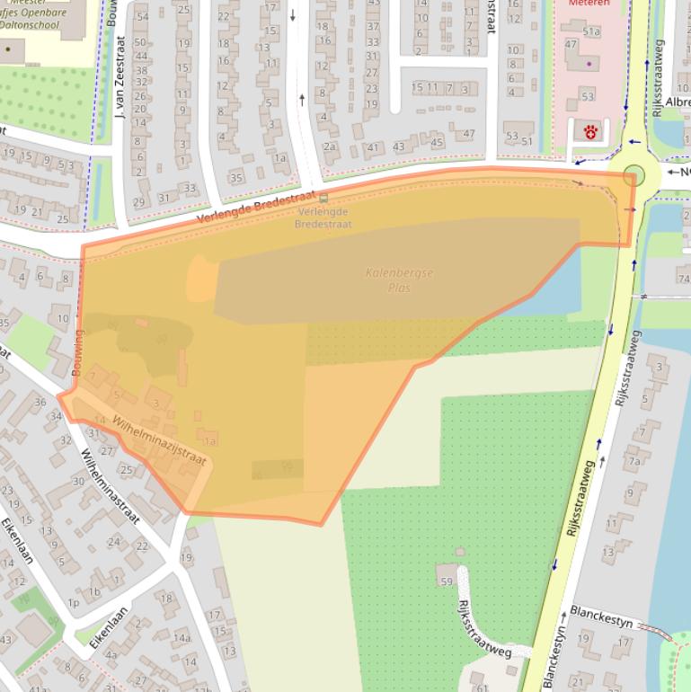Kaart van postcodegebied 4194TS.