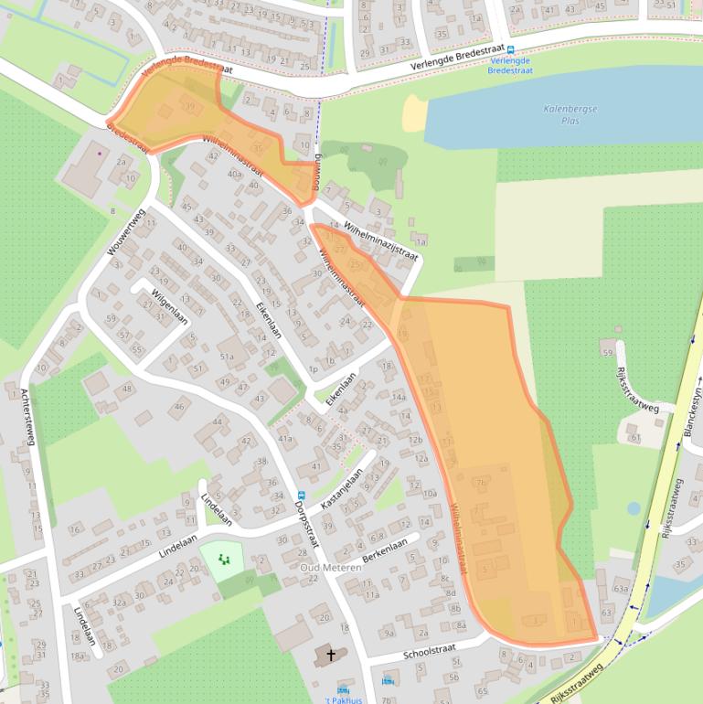 Kaart van postcodegebied 4194TT.