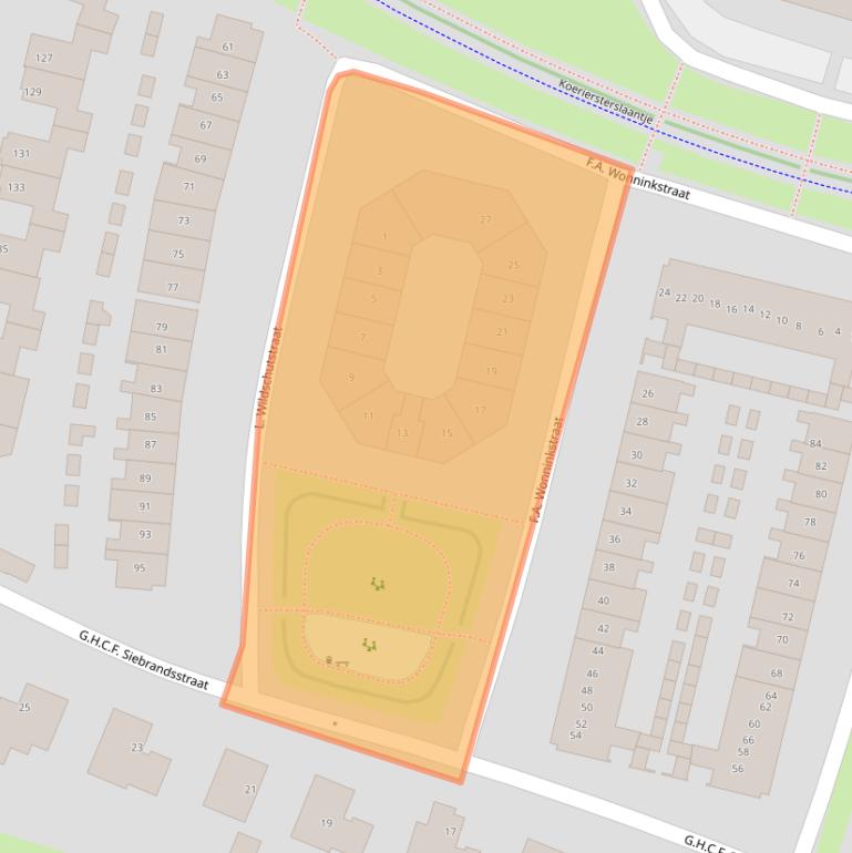 Kaart van postcodegebied 4194VS.