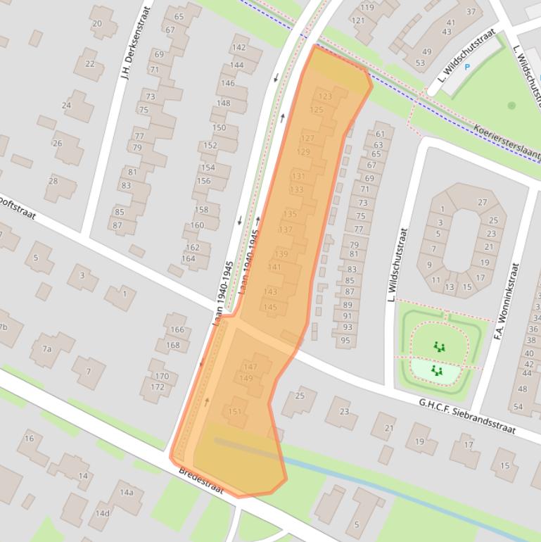 Kaart van postcodegebied 4194WP.