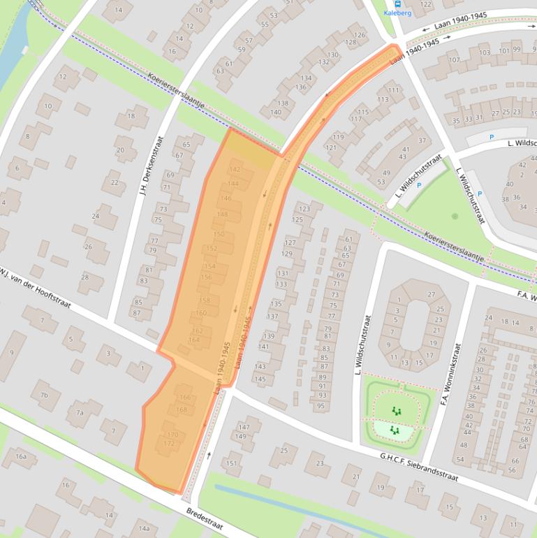 Kaart van postcodegebied 4194WS.