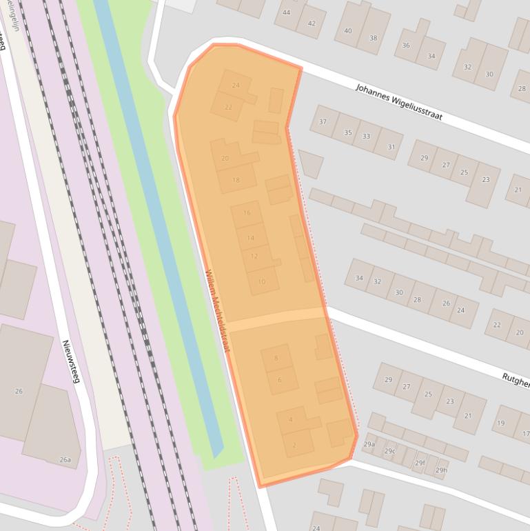Kaart van postcodegebied 4196AN.