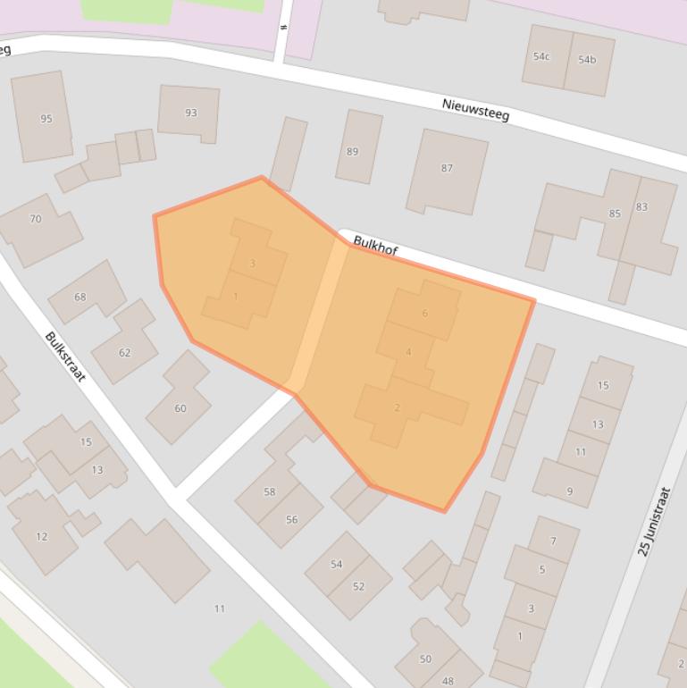 Kaart van postcodegebied 4196BA.