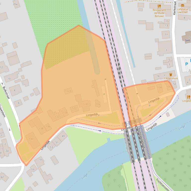 Kaart van postcodegebied 4196HD.