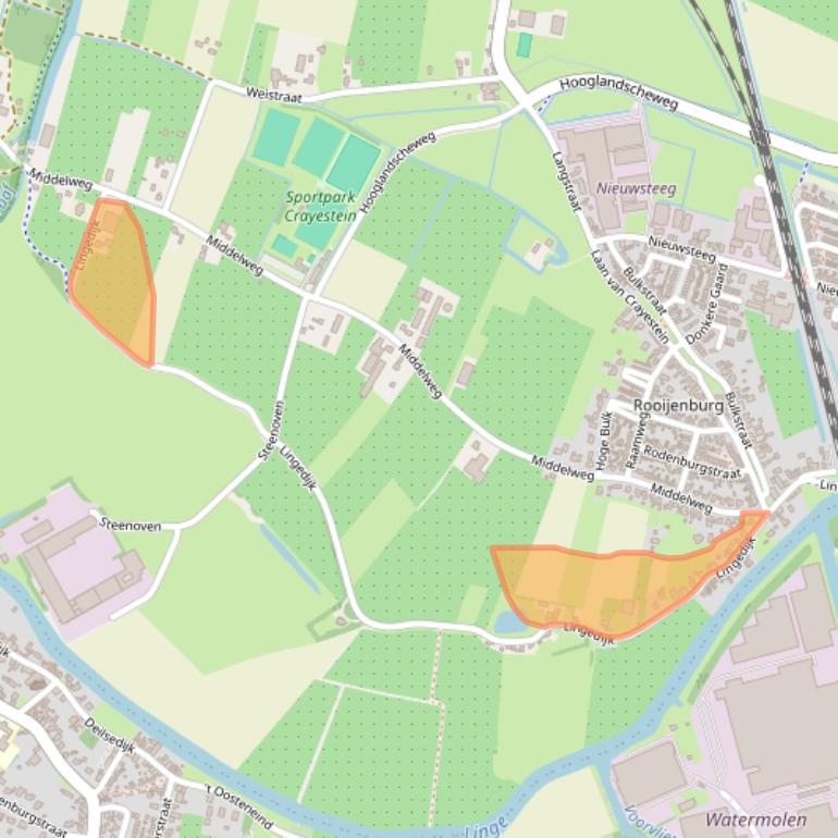 Kaart van postcodegebied 4196HE.