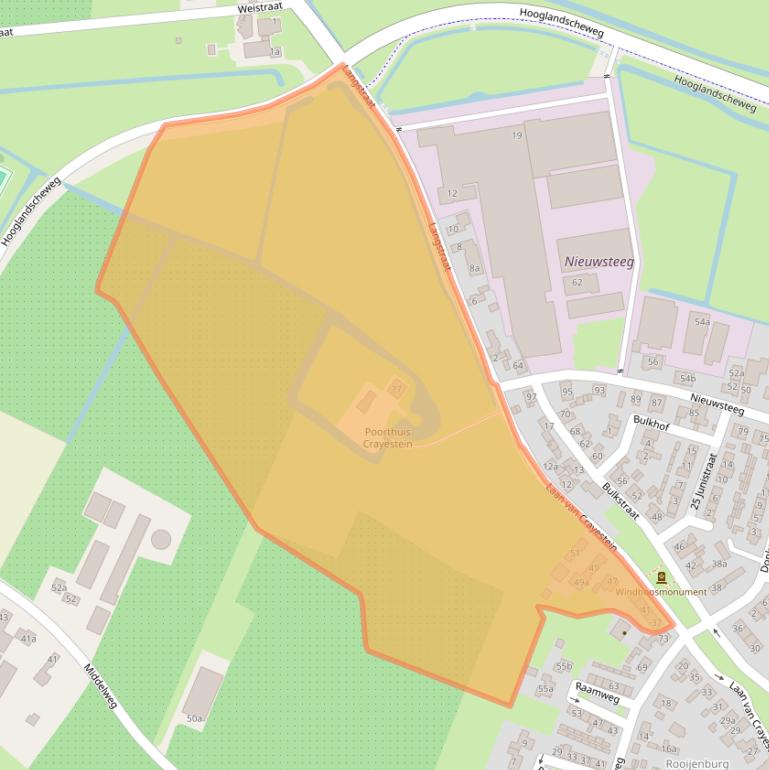 Kaart van postcodegebied 4196HK.