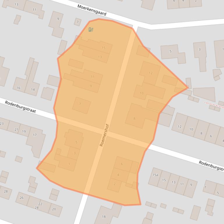 Kaart van postcodegebied 4196HV.